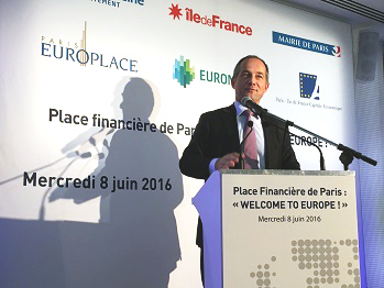 Intervention de Frédéric Oudéa, président de la Fédération bancaire française, lors de la manifestation Place Financière de Paris Welcome to Europe